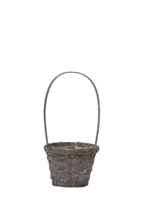 Mand Jakarta bamboe ES13xH11cm greywash