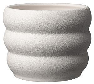 Pot Byron keramiek Ø17xH14cm wit glaze