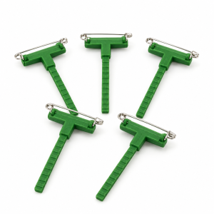 Gala clips Corsage spelden groen a50st