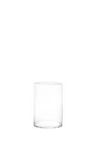 Cilinder Lume glas Ø10xH15cm transparant