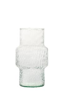 Vaas Atlas hammer Ø18xH30cm recycle glas