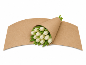 Kraft vel 35x85cm 50gr gebogen bruin