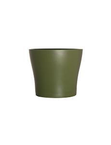 Pot Riva keramiek Ø15xH13cm olijfgroen