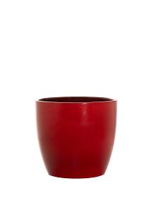 Pot Saro keramiek Ø13xH12cm rood ES12