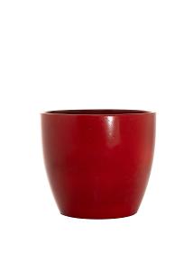 Pot Saro keramiek Ø16xH14cm rood