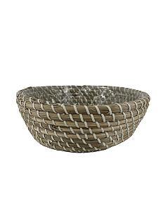 Zeegras mand Ø16xH15cm naturel/roze