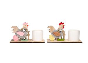 Planter hout Roozy 25x11xH14,6cm ES9 2as