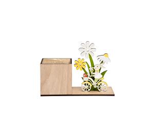 Planter hout Spring 23,5x10x16,8cm ES9