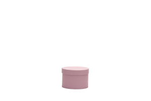 Hoedendoos karton Ø14xH10cm pastel roze