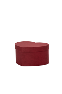 Hoedendoos karton 15x19xH10cm fbr rood