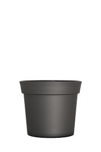 Plastic pot Basic Ø18,5xH17cm zink ES17