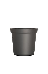 Plastic pot Basic Ø21xH17,5cm zink ES19
