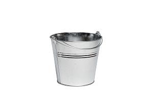 Zink emmer Breeze Ø17,8xH15,8cm ES17