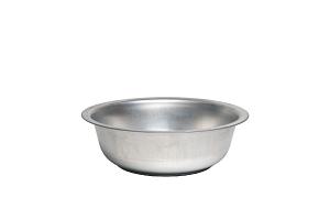 Zink schaal Tinn Ø28xH9cm naturel