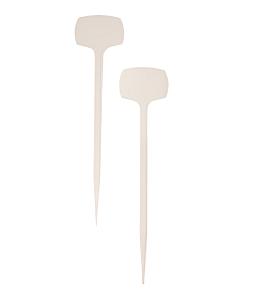 Prijssteker recht 25cm wit (6,5x5cm)