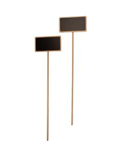 Prijssteker recht hout 45cm (11x6,5cm)