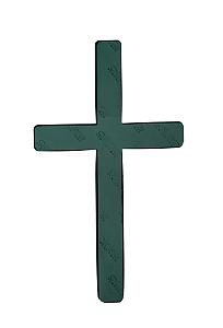 Oasis kruis + kunststof frame 56x32cm