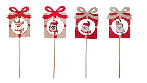 Bijsteker X-mas gift 4ass 12cm naturel