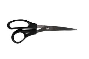Huishoudschaar zwart