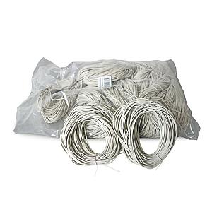 Elastiek 60x1,5mm gebundeld wit zak 1kg