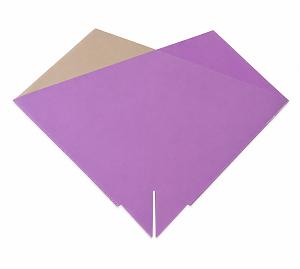 Elegant 35x35cm OPP40/Kraft 80gr Lila