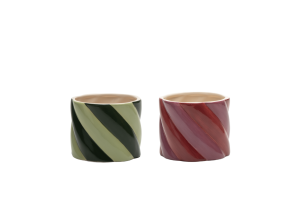 Pot Swirl keramiek ES9 2 ass