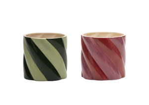 Pot Swirl keramiek ES12 2 ass