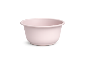 Zink schaal Tinn Ø19,5xH7,7cm roze