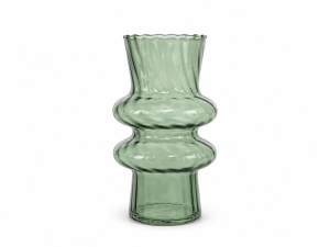 Vaas Twirl glas Ø11,5xH20cm sage groen