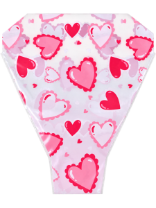 Hzn 52x44x12cm OPP35 Amor Roze