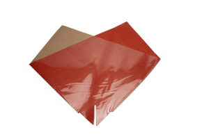 Elegant 40x40cm OPP40/Kraft 80gr Rood