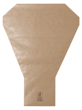 Hzn 52x35x10cm recy kraft 50grs Y-shape