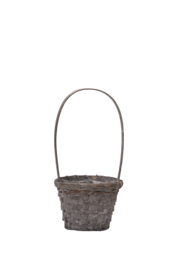 Mand Jakarta bamboe ES13xH11cm greywash