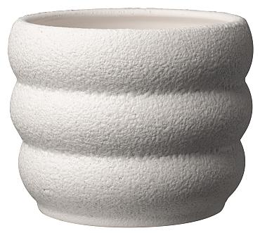 Pot Byron keramiek Ø20xH17cm wit glaze