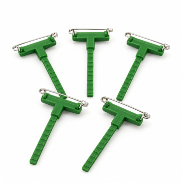 Gala clips Corsage spelden groen a50st