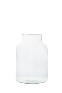 Melkbus Lumo Ø17xH25cm recycle glas