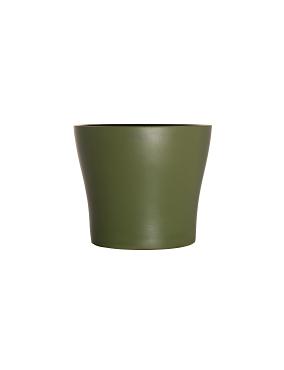 Pot Riva keramiek Ø15xH13cm olijfgroen