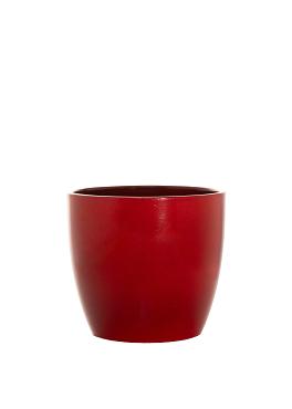 Pot Saro keramiek Ø13xH12cm rood ES12