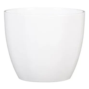 Pot Saro keramiek Ø11xH9cm wit ES10,5