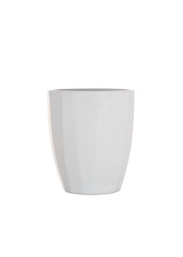 Pot Elegance keramiek Ø14xH14cm wit ES12