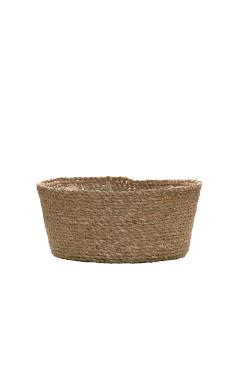 Schaal Zerna zeegras Ø25xH10,5cm naturel