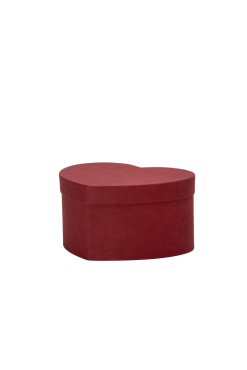 Hoedendoos karton 15x19xH10cm fbr rood