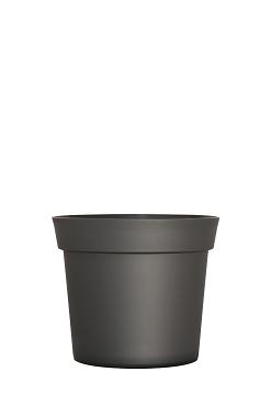 Plastic pot Basic Ø18,5xH17cm zink ES17