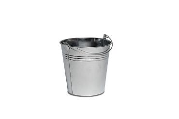 Zink emmer Breeze Ø15,5x14,8cm ES14/15