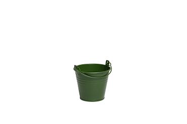 Zink emmer Breeze Ø9,6xH8cm ES8,5 groen