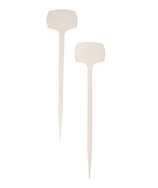 Prijssteker recht 25cm wit (6,5x5cm)