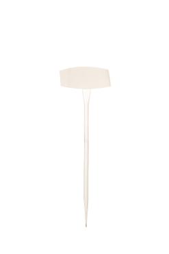 Prijssteker schuin 35cm wit (10,5x7cm)