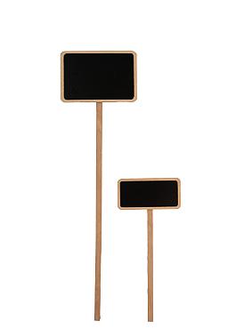 Prijssteker recht hout 45cm (14x8cm)