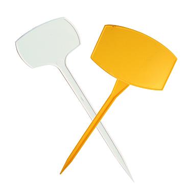 Prijssteker 45cm geel (16x10cm)