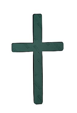 Oasis kruis + kunststof frame 56x32cm